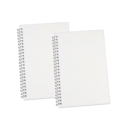 DOITOOL 2 Stück Minimalistische Spiral Notizbücher Dull Polish Transparent Liniertes Notizbuch für Tagebuch Notizen und Scrapbooking DOITOOL 2 Stück Minimalistische Spiral Notizbücher Dull Polish Transparent Liniertes Notizbuch für Tagebuch Notizen und Scrapbooking von DOITOOL