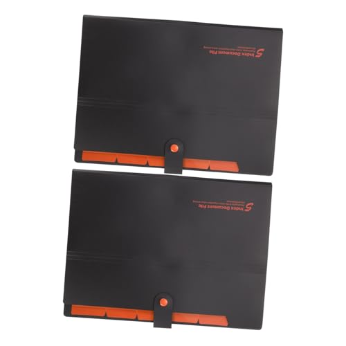 DOITOOL 2 Stück Multi Schicht Dokumenten Organizer Tragbare Aktenordner Druckknopf Faltbare Aktenaufbewahrung für Briefe Quittungen und DOITOOL 2 Stück Multi Schicht Dokumenten Organizer Tragbare Aktenordner Druckknopf Faltbare Aktenaufbewahrung für Briefe Quittungen und von DOITOOL