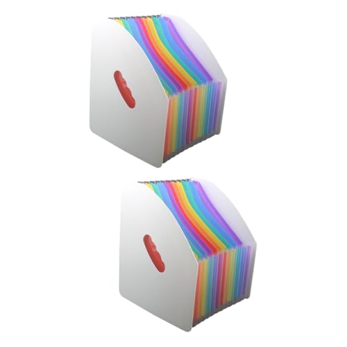 DOITOOL 2 Stück Multilayer Dokumentenmappe aus Fach Fächermappe für Schule und Büro Praktische Aufbewahrungslösung für Unterlagen und Dokumente DOITOOL 2 Stück Multilayer Dokumentenmappe aus Fach Fächermappe für Schule und Büro Praktische Aufbewahrungslösung für Unterlagen und Dokumente von DOITOOL