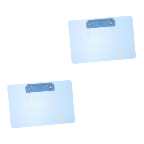 DOITOOL 2 Stück Non Skid Tragbares Clipboard für Medizinische Aufzeichnungen Multifunktionale Schreibtafel für Krankenhäuser und Pflegepersonal Infusionskarte zur Einfachen Handhabung und von DOITOOL