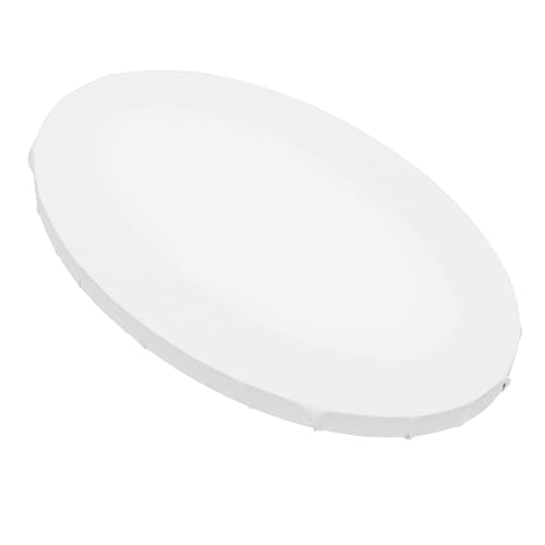 DOITOOL 2 Stück Ölbilderrahmen Dekorative Maltafel Ovale Leinwände Zum Malen Geformte Künstler Ovalleinwand Weiße Maltafeln Zeichenbrett Kunstleinwand Modern Bambus von DOITOOL