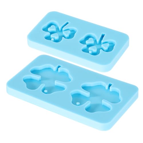 DOITOOL 2 Stück Ohrringform hängende Schmuckform Schmuckbehälterregal Epoxidharzformen Silikon Silikonformen für Ohrringe Form aus Epoxidharz Gießform für Anhänger Kieselgel Blau DOITOOL 2 Stück Ohrringform hängende Schmuckform Schmuckbehälterregal Epoxidharzformen Silikon Silikonformen für Ohrringe Form aus Epoxidharz Gießform für Anhänger Kieselgel Blau von DOITOOL