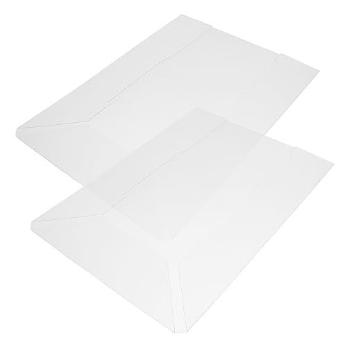 DOITOOL 2 Stück Ordner Multifunktionale Dokumententasche für Papierorganisation Transparentes PVC für Schüler Büroangestellte DOITOOL 2 Stück Ordner Multifunktionale Dokumententasche für Papierorganisation Transparentes PVC für Schüler Büroangestellte von DOITOOL
