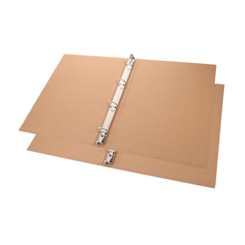 DOITOOL 2 Stück Ordner für die Schulästhetik büroartikel Bürozubehör Ordnerumschlag Ringbuch Notizbuch Binder Notebook mit harte Scrapbook-Hülle Ordner für die Schule Kraftpapier Brown DOITOOL 2 Stück Ordner für die Schulästhetik büroartikel Bürozubehör Ordnerumschlag Ringbuch Notizbuch Binder Notebook mit harte Scrapbook-Hülle Ordner für die Schule Kraftpapier Brown von DOITOOL