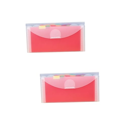 DOITOOL 2 Stück Organizer für Dokumente Erweiterbare Fächermappe aus Stabilem Material Fächer Regenbogenfarben für Schule Büro und Zuhause für Belege und Unterlagen DOITOOL 2 Stück Organizer für Dokumente Erweiterbare Fächermappe aus Stabilem Material Fächer Regenbogenfarben für Schule Büro und Zuhause für Belege und Unterlagen von DOITOOL