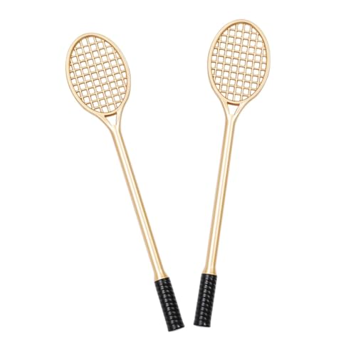 DOITOOL 2 Stück Partygeschenke für Tennis Schwarz deutlich Tintenstift Stifte Gelschreiber feine Spitze bleistiftförmiger Stift süßes stationäres roter Stift Kugelschreiber Plastik Golden DOITOOL 2 Stück Partygeschenke für Tennis Schwarz deutlich Tintenstift Stifte Gelschreiber feine Spitze bleistiftförmiger Stift süßes stationäres roter Stift Kugelschreiber Plastik Golden von DOITOOL