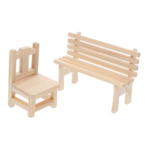 DOITOOL 2 Stück Puppenhausbank Spielhaus Mini-Puppenhaus-Zubehör Puppenhauszubehör kleine Parkbank Puppenhaus Sitzbank Puppenhaus Zubehör winziges Bankdekor Modell Bank Holz Beige DOITOOL 2 Stück Puppenhausbank Spielhaus Mini-Puppenhaus-Zubehör Puppenhauszubehör kleine Parkbank Puppenhaus Sitzbank Puppenhaus Zubehör winziges Bankdekor Modell Bank Holz Beige von DOITOOL
