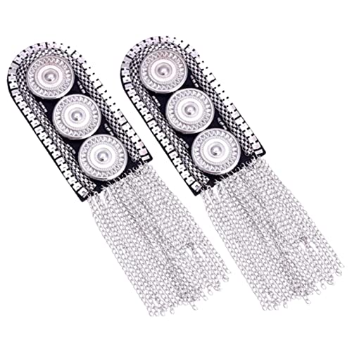 DOITOOL 2 Stück Quasten Epauletten Quastenkette Epauletten Uniformbesatz Damen Accessoires Fransenquaste Schulter Epauletten Große Epauletten Kussquasten Herren Schulter DOITOOL 2 Stück Quasten Epauletten Quastenkette Epauletten Uniformbesatz Damen Accessoires Fransenquaste Schulter Epauletten Große Epauletten Kussquasten Herren Schulter von DOITOOL