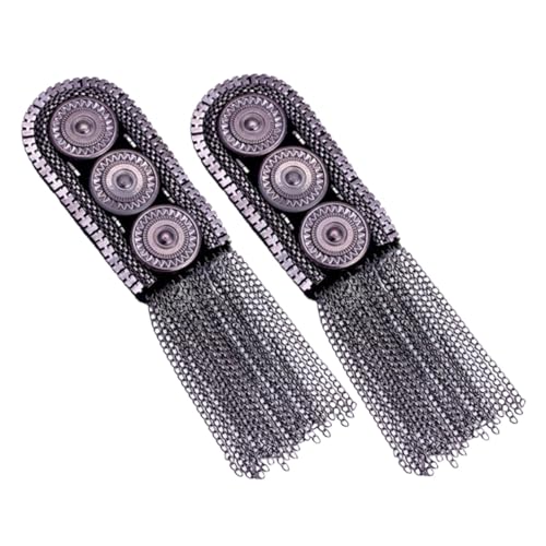 DOITOOL 2 Stück Quasten Schulterepauletten Abzeichen für Shoulder Boards Badge mit Detailreicher Verarbeitung für Auffällige Looks von DOITOOL