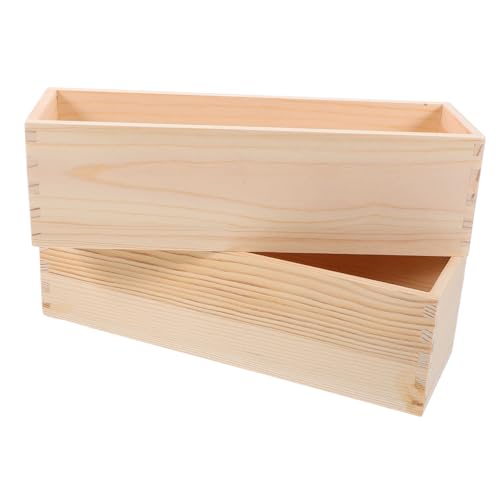 DOITOOL 2 Stück Rechteckige Seifschimmel Kleine Seifenformen Handgefertigte Seifeformen Tablett Diy Bastelwerkzeug Form Zur Seifenherstellung Handgefertigte Seifenformen Beige Holz DOITOOL 2 Stück Rechteckige Seifschimmel Kleine Seifenformen Handgefertigte Seifeformen Tablett Diy Bastelwerkzeug Form Zur Seifenherstellung Handgefertigte Seifenformen Beige Holz von DOITOOL