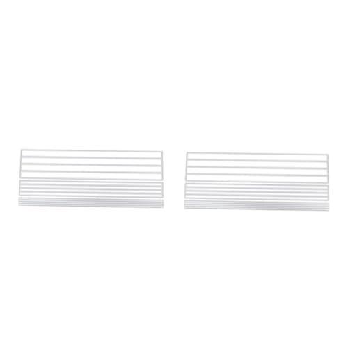 DOITOOL 2 Stück Rectangular Cutting für Diy Bastelprojekte Prägeschablone und Stanzform für Scrapbooking Einfache Handhabung Langlebig Zubehör für Arbeiten von DOITOOL