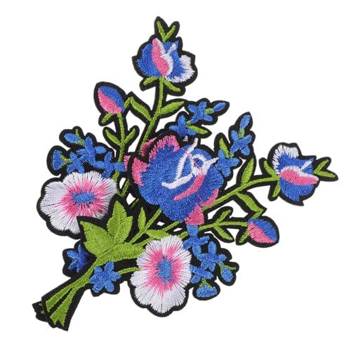 DOITOOL 2 Stück Rosenbeet gestickte Blumenapplikation Applikationsaufnäher zum Basteln Blumenbeete nähen bestickt gestickte Aufnäher mit Blumen Stickerei-Stoff-Patch Polyesterfaden DOITOOL 2 Stück Rosenbeet gestickte Blumenapplikation Applikationsaufnäher zum Basteln Blumenbeete nähen bestickt gestickte Aufnäher mit Blumen Stickerei-Stoff-Patch Polyesterfaden von DOITOOL