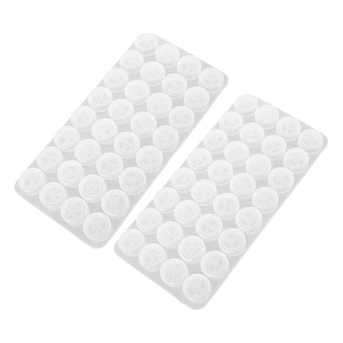DOITOOL 2 Stück Schachfiguren Silikonform für Epoxidharz DIY Bastelbedarf für Chinesische Schachspielstücke Oberfläche für Home Dekoration und Kreative Projekte von DOITOOL