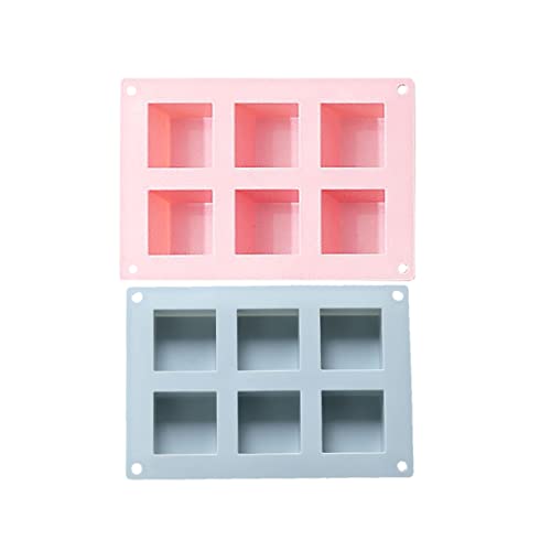 DOITOOL 2 Stück Silikon Seifenform Kavitäten Quadratisch DIY Werkzeug zur Seifenherstellung Blau für Kreative Bastelprojekte Mikrowellen und Spülmaschinenfest Flexibles Design DOITOOL 2 Stück Silikon Seifenform Kavitäten Quadratisch DIY Werkzeug zur Seifenherstellung Blau für Kreative Bastelprojekte Mikrowellen und Spülmaschinenfest Flexibles Design von DOITOOL