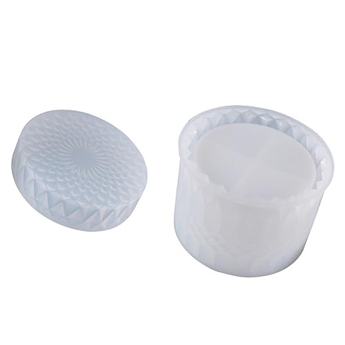 DOITOOL 2 Stück Silikonform für Diy Aufbewahrungsbox mit Deckel Kreative Gießform für Epoxidharz Wiederverwendbar und Leicht zu Reinigen für Bastelprojekte und Dekoration von DOITOOL