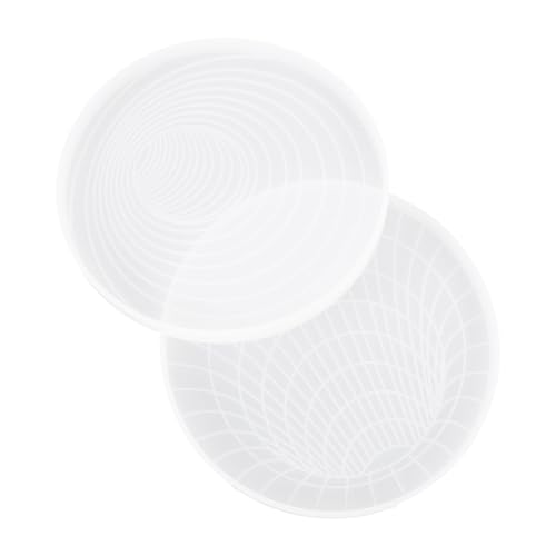 DOITOOL 2 Stück Silikonuntersetzer Form Diy Kaffeetassenmatte Gießform Runde Spiralmuster Silikonform Leicht zu Entformen Reinigen Bastelwerkzeuge für Designs DOITOOL 2 Stück Silikonuntersetzer Form Diy Kaffeetassenmatte Gießform Runde Spiralmuster Silikonform Leicht zu Entformen Reinigen Bastelwerkzeuge für Designs von DOITOOL