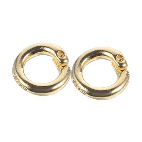 DOITOOL 2 Stück Sprungringe für Schmuckherstellung Splitter Reifen Ö Schlüssel Schleife Biegering für DIY silberne Biegeringe Schmuckset -Sprungring s925 Silber Golden DOITOOL 2 Stück Sprungringe für Schmuckherstellung Splitter Reifen Ö Schlüssel Schleife Biegering für DIY silberne Biegeringe Schmuckset -Sprungring s925 Silber Golden von DOITOOL