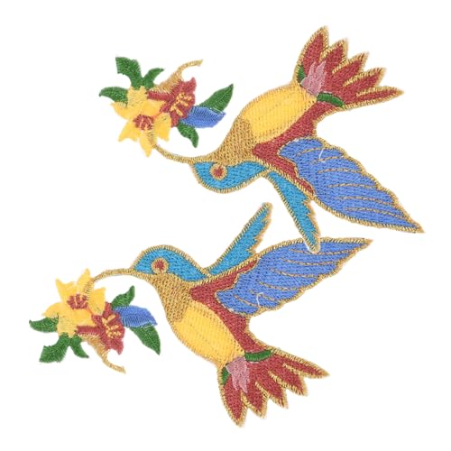 DOITOOL 2 Stück Stoffpatch Flecken Aufnäher Für Kleidung Lustig Patch Sticken Jack Bestickt Gestickte Anwendung Baumwolle Stoff Patch Stoff Nähen Kostüm-patch- Rosa Nähflecken Rayon von DOITOOL
