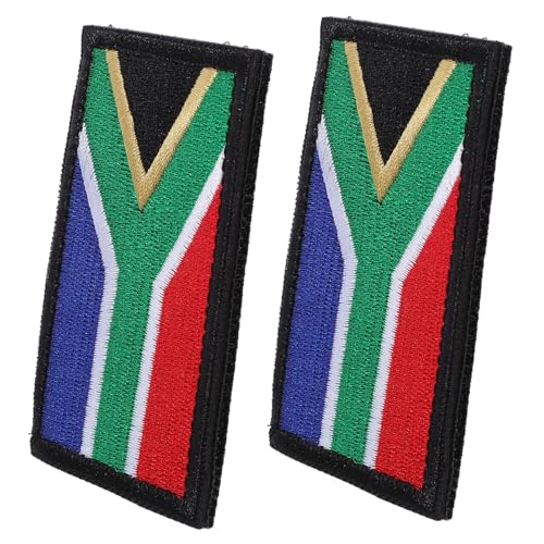 DOITOOL 2 Stück Südafrika Flagge Klett Patch Dekorative Armaufnäher für Kleidung Taschen und Accessoires Bunte Langlebige Stoffverzierung für Sportevents und Feiern DOITOOL 2 Stück Südafrika Flagge Klett Patch Dekorative Armaufnäher für Kleidung Taschen und Accessoires Bunte Langlebige Stoffverzierung für Sportevents und Feiern von DOITOOL
