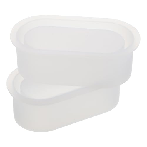 DOITOOL 2 Stück Sukkulenten-Pflanzgefäßformen: Ovale Blumentöpfe, Gießformen aus Silikon, DIY-Zement-Beton-Pflanztopfform für Zuhause, Büro und Festival-Dekoration DOITOOL 2 Stück Sukkulenten-Pflanzgefäßformen: Ovale Blumentöpfe, Gießformen aus Silikon, DIY-Zement-Beton-Pflanztopfform für Zuhause, Büro und Festival-Dekoration von DOITOOL