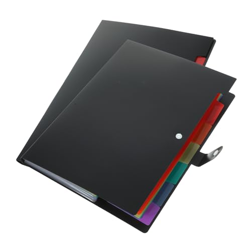 DOITOOL 2 Stück Teiliges Aktenordner mit Fächern Bunter Dokumentenmappe mit Trennblättern Erweiterbarer Office Organizer für Steuerunterlagen Rechnungen Schülerarbeiten Leicht und Tragbar DOITOOL 2 Stück Teiliges Aktenordner mit Fächern Bunter Dokumentenmappe mit Trennblättern Erweiterbarer Office Organizer für Steuerunterlagen Rechnungen Schülerarbeiten Leicht und Tragbar von DOITOOL