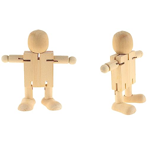 DOITOOL 2 Stück Teiliges Diy Holzroboter mit Beweglichen Gelenken Naturfarben Pädagogisches Bastelset für Kreative Malvorlage Stabile Holzfigur für Dekoration und Spielspaß DOITOOL 2 Stück Teiliges Diy Holzroboter mit Beweglichen Gelenken Naturfarben Pädagogisches Bastelset für Kreative Malvorlage Stabile Holzfigur für Dekoration und Spielspaß von DOITOOL
