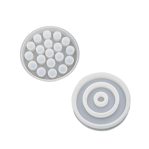 DOITOOL 2 Stück Teiliges Diy Mold für Lippenstift Aufbewahrung Epoxidharz Form für Kreative Bastelprojekte zur Herstellung von Dekorativen Kosmetikboxen von DOITOOL