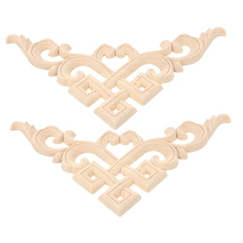 DOITOOL 2 Stück Teiliges Holz applikationen Unbemalte Geschnitzte Dekorative Holzecken für Möbel Klassische Europäische Holzornamente DIY Möbelverzierung für Zuhause Büro Restaurant DOITOOL 2 Stück Teiliges Holz applikationen Unbemalte Geschnitzte Dekorative Holzecken für Möbel Klassische Europäische Holzornamente DIY Möbelverzierung für Zuhause Büro Restaurant von DOITOOL