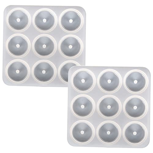 DOITOOL 2 Stück Teiliges Silikon DIY Anhänger Gießform für Schmuckherstellung Flexible Wiederverwendbare Resinform für Gefälschte Jade Halsketten und Armbänder Glatte Oberfläche Leicht DOITOOL 2 Stück Teiliges Silikon DIY Anhänger Gießform für Schmuckherstellung Flexible Wiederverwendbare Resinform für Gefälschte Jade Halsketten und Armbänder Glatte Oberfläche Leicht von DOITOOL