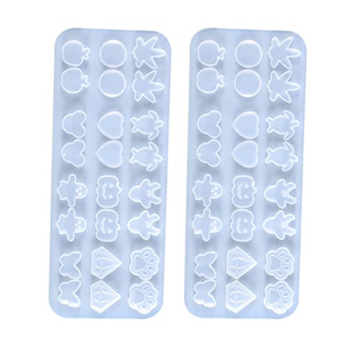 DOITOOL 2 Stück Teiliges Silikon Ohrstecker Gießform für Diy Schmuckherstellung Silikonformen für Einzigartige Ohrhänger Einfach zu Entformen Reinigen Hochwertigem Hautfreundlichem Silikon DOITOOL 2 Stück Teiliges Silikon Ohrstecker Gießform für Diy Schmuckherstellung Silikonformen für Einzigartige Ohrhänger Einfach zu Entformen Reinigen Hochwertigem Hautfreundlichem Silikon von DOITOOL