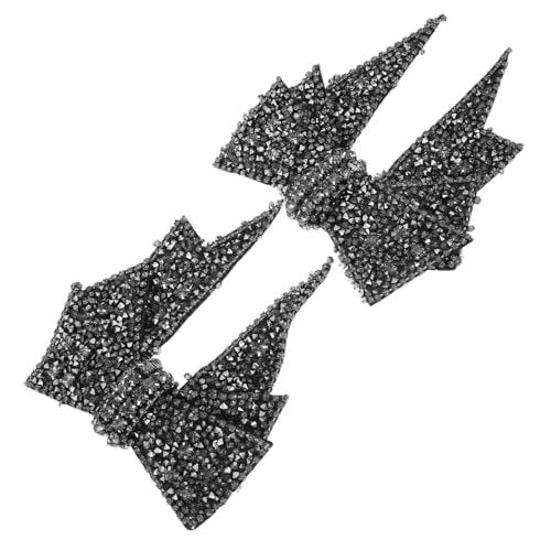 DOITOOL 2 Stück Teiliges Strass-schuhschmuck- Funkelnde Schleifen-anhänger Sicher Befestigbar durch Nähen oder Kleben Vielseitig für High Heels und Sneaker Stilvolle Diy-dekoration für von DOITOOL