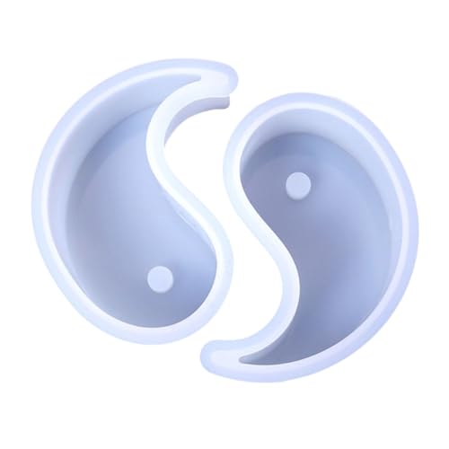 DOITOOL 2 Stück Teiliges Tai Chi Silikon Kerzengießform Geruchsneutrale Sichere DIY Aromatherapie Kerzenform mit Antihaftbeschichteter Oberfläche für Anfänger und Vielseitig für Handwerk DOITOOL 2 Stück Teiliges Tai Chi Silikon Kerzengießform Geruchsneutrale Sichere DIY Aromatherapie Kerzenform mit Antihaftbeschichteter Oberfläche für Anfänger und Vielseitig für Handwerk von DOITOOL
