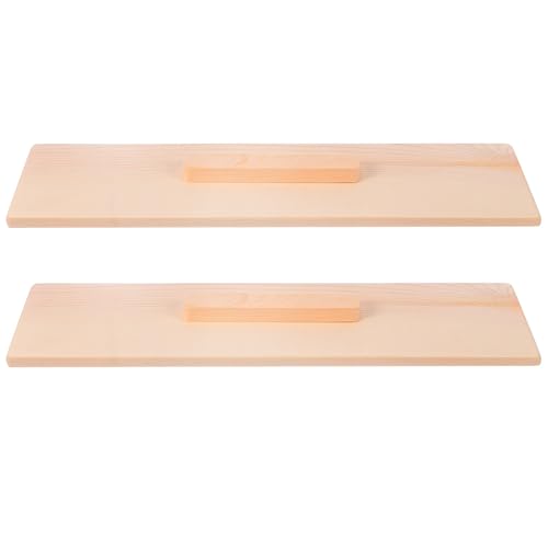 DOITOOL 2 Stück Teiliges Toast formdeckel aus Natürlichem Kiefernholz Handgefertigte Seifenformabdeckung Leicht Glatt Wiederverwendbar für DIY seifenherstellung und Toastformen von DOITOOL
