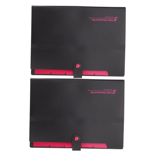 DOITOOL 2 Stück Tragbare Aktenordner aus Organizer für Dokumente und Verträge für Büro Schule und Zuhause DOITOOL 2 Stück Tragbare Aktenordner aus Organizer für Dokumente und Verträge für Büro Schule und Zuhause von DOITOOL