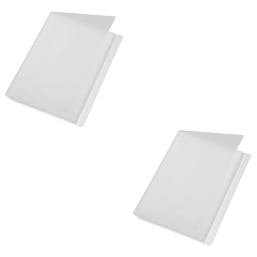 DOITOOL 2 Stück Transparente Sammelmappe für Fotos Postkarten und Belege Langlebig Staubdicht zur Sicheren Aufbewahrung und Organisation von Sammlerstücken von DOITOOL