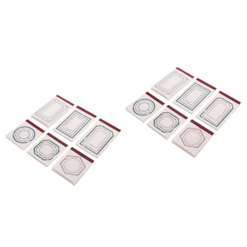 DOITOOL 2 Stück Vintage Notizblöcke Memo Pads für Scrapbooking und Haushalt Praktische Notizpapiere für Planung und Organisation von DOITOOL
