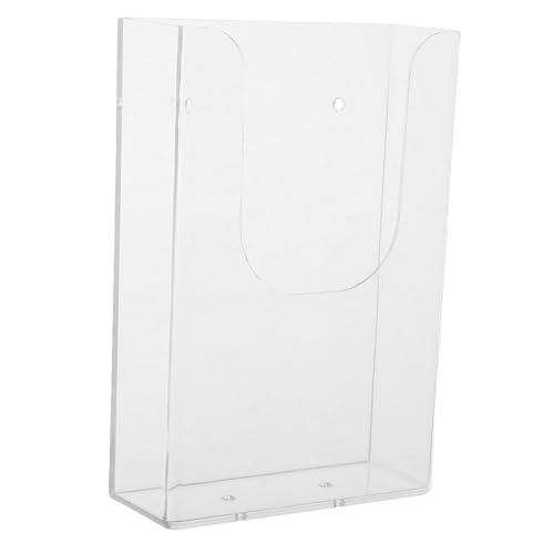 DOITOOL 2 Stück Wandbehang Informationsständer Zeitschriftensammler Wandhalterung Aktenhalter Zeitschriftenhalter Hängeregistratur Organizer Klarer Aktenhalter Zeitschriften Büro von DOITOOL