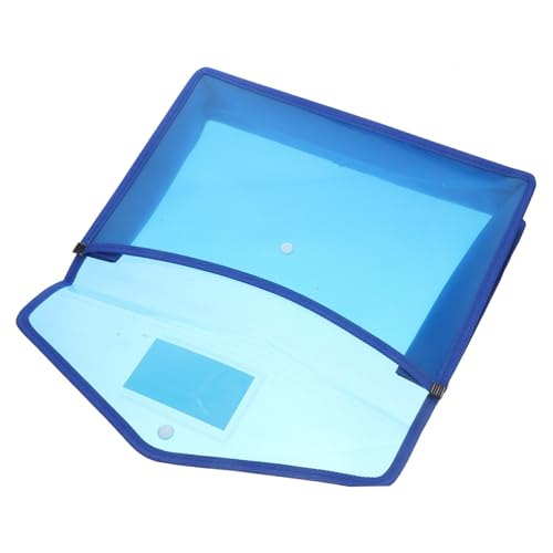 DOITOOL 2 Stück Wasserdichte Aktentasche Datei Organisieren Dokumentordner doppelt Unterlagen Farbe multifunktionale Dokumententaschen Tasche für Dokumentenmappen Aktentaschen Stoff Blau von DOITOOL