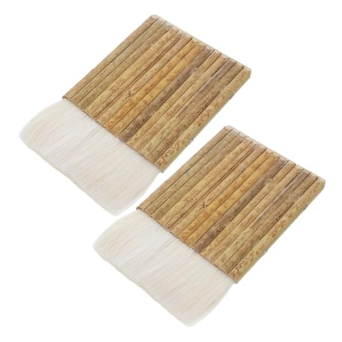 DOITOOL 2 Stück Weiche Bürste Pinsel für Körperbemalung Töpferzubehör Aquarellwerkzeuge chinesische Aquarellpinsel Mischpinsel für die Kartenherstellung Pinsel klein Bambus von DOITOOL