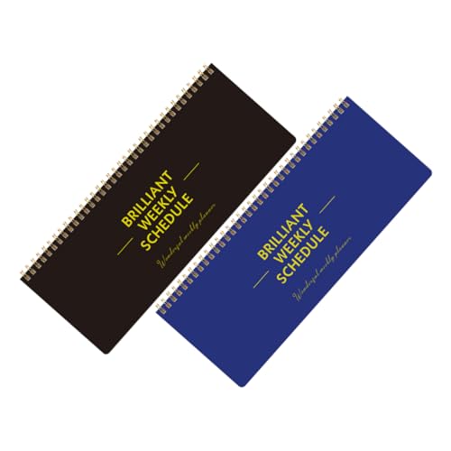 DOITOOL 2 Stück Wochenplaner-notizblock Veranstalter Wöchentlich Notizbuch Tagesplaner Büro Notizbücher Wochenplanungsplaner Schreibtisch-wochenplaner 2025 Täglicher Planer Papier von DOITOOL
