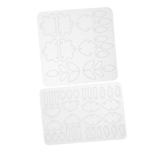 DOITOOL 2 Stück Wolken und Blattformen für Diy Schmuck Epoxidharz Gießmuster für Handgefertigte und Ohrringe DOITOOL 2 Stück Wolken und Blattformen für Diy Schmuck Epoxidharz Gießmuster für Handgefertigte und Ohrringe von DOITOOL