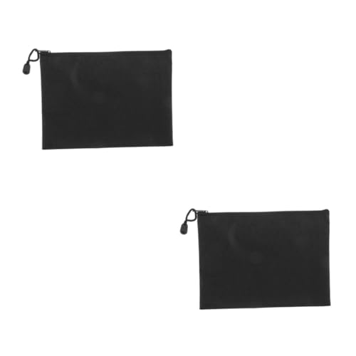 DOITOOL 2 Stück Zipper File Pouch aus Oxford Praktischer Dokumentenorganizer für Lehrer und Büroangestellte Verschließbar Robust und Schmutzabweisend für Stifte und Wichtige Unterlagen von DOITOOL
