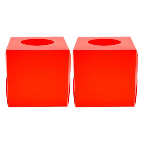 DOITOOL 2 Stück -box Wahlurnen Tombola-losboxen Mit Schlitz Tombola-losbehälter Spendenboxen Vorschlagsboxen Tombolaboxen Mit Schlitz Gewinnspielboxen Plastik Rot DOITOOL 2 Stück -box Wahlurnen Tombola-losboxen Mit Schlitz Tombola-losbehälter Spendenboxen Vorschlagsboxen Tombolaboxen Mit Schlitz Gewinnspielboxen Plastik Rot von DOITOOL