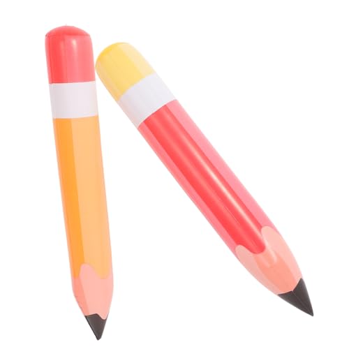 DOITOOL 2 Stück zurück zu schulballons Buntstift-Klassenzimmerdekoration riesige aufblasbare Bleistifte Riesenstifte PVC DOITOOL 2 Stück zurück zu schulballons Buntstift-Klassenzimmerdekoration riesige aufblasbare Bleistifte Riesenstifte PVC von DOITOOL