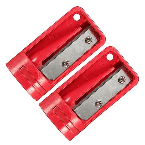 DOITOOL 2 Stücke Flacher Bleistiftspitzer Für Die Holzbearbeitung Tragbarer Bleistiftspitzer Leichter Bleistiftspitzer Kompakter Bleistiftspitzer Manueller Bleistiftspitzer Rot Asb DOITOOL 2 Stücke Flacher Bleistiftspitzer Für Die Holzbearbeitung Tragbarer Bleistiftspitzer Leichter Bleistiftspitzer Kompakter Bleistiftspitzer Manueller Bleistiftspitzer Rot Asb von DOITOOL