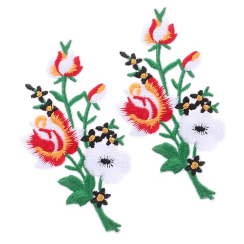 DOITOOL 2 Stücke Gestickte Dekorative Aufnäher Gestickter Reparaturflicken Blumenapplikation Für Verschönerung Patch Aufnähen Erwachsene Stickereiflecken Applique Patches Muster Form Stoff DOITOOL 2 Stücke Gestickte Dekorative Aufnäher Gestickter Reparaturflicken Blumenapplikation Für Verschönerung Patch Aufnähen Erwachsene Stickereiflecken Applique Patches Muster Form Stoff von DOITOOL