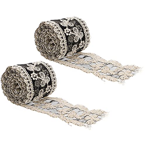 DOITOOL 2 Stücke Stickerei Blumen Spitzenband Diy Haarschmuck Zubehör für Bastelprojekte Hochzeiten Dekorationen und Mehr DOITOOL 2 Stücke Stickerei Blumen Spitzenband Diy Haarschmuck Zubehör für Bastelprojekte Hochzeiten Dekorationen und Mehr von DOITOOL
