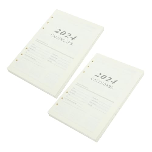 DOITOOL 2 schnellhefter Tragbares Nachfüllpapier bequemes loses Blattpapier Hefterpapier studieren Nachfüllpapier studieren Losenblatt Notizbuch austauschbares Nachfüllpapier loses Papier von DOITOOL