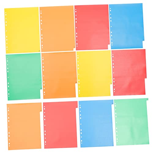 DOITOOL 20 Blatt Dateiverwaltung Pagingpapier Kartenteiler Ordnertrenner Nachfüllung Notebook-Papierteiler Zubehör für Büroordner gestanzter Ordnerteiler Seitenteiler pp DOITOOL 20 Blatt Dateiverwaltung Pagingpapier Kartenteiler Ordnertrenner Nachfüllung Notebook-Papierteiler Zubehör für Büroordner gestanzter Ordnerteiler Seitenteiler pp von DOITOOL