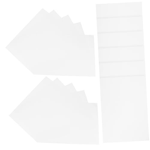 DOITOOL 20 Blatt Hochglänzende Aufkleberetiketten Selbstklebendes für Tintenstrahldrucker für Etikettierung Beschriftung und Kreative Projekte und Kratzfest Zuhause und Büro von DOITOOL